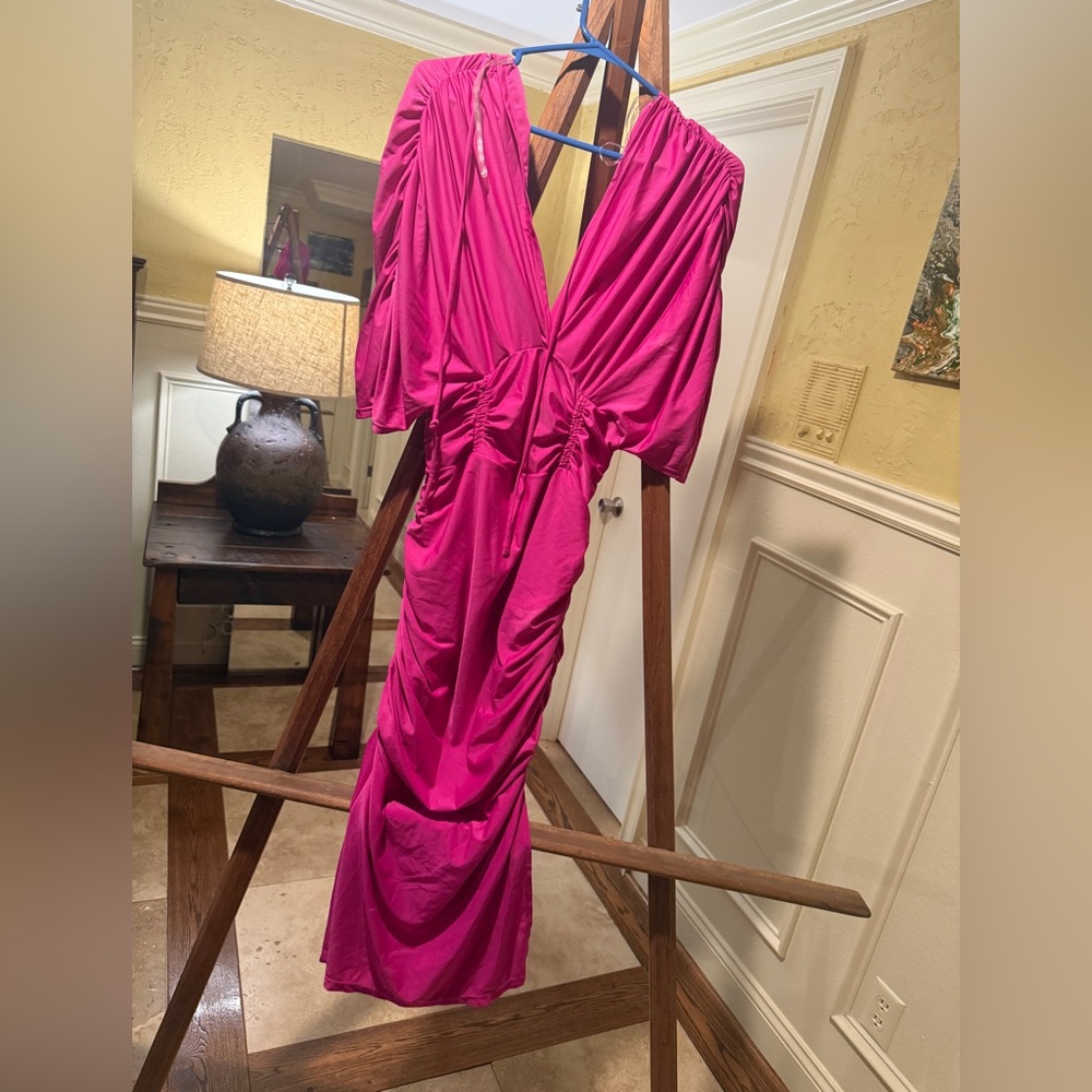 Fashion Nova Vibrant Pink Dress